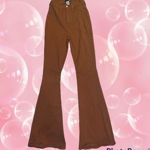 High waisted flare pants